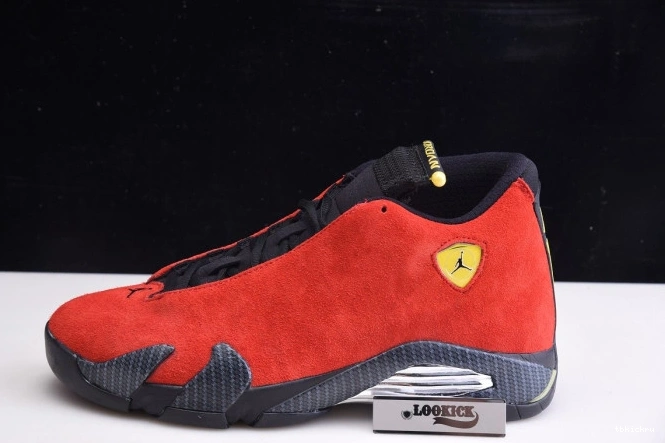 Cheap TBkick Jordan 14 654459-670 Retro Air Red Challenge 0813